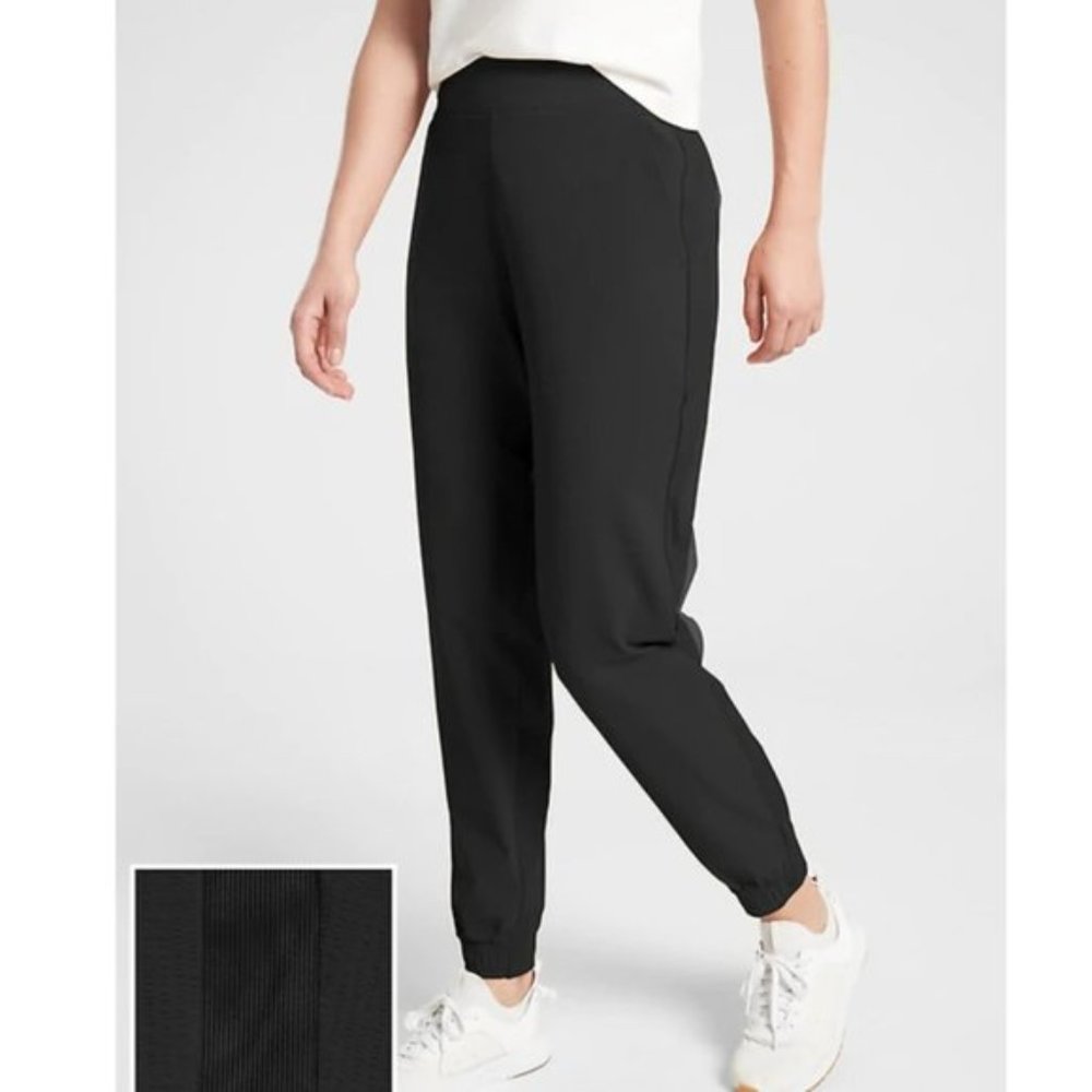 NWT ATHLETA TEXTURED BROOKLYN JOGGERS 4
